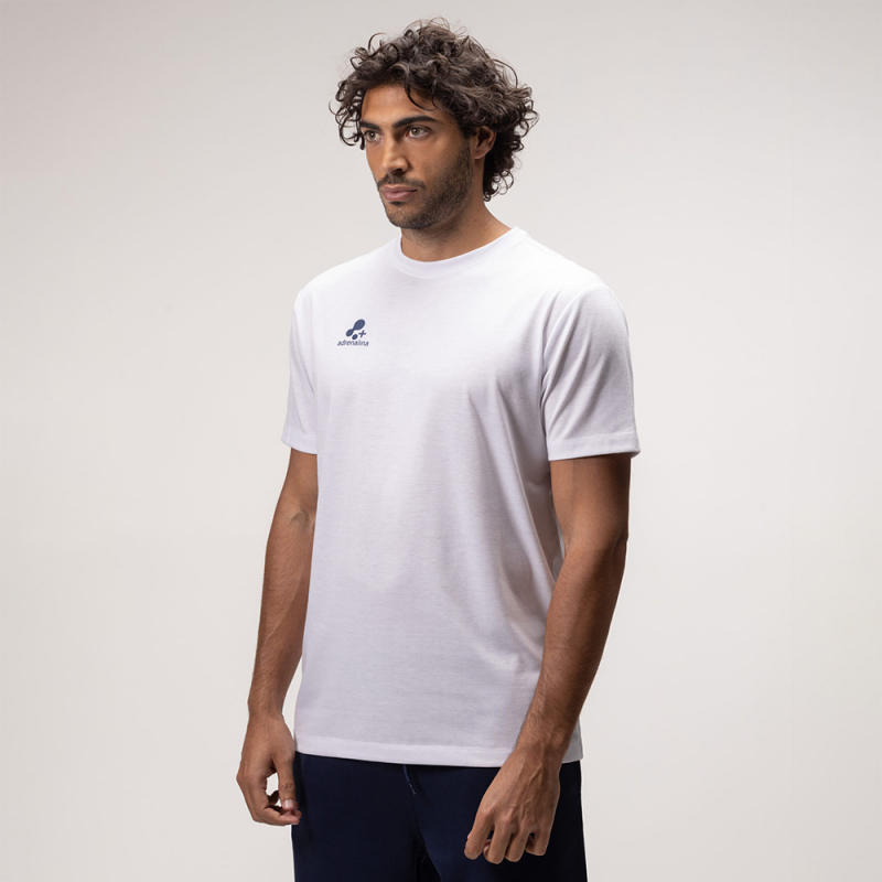 Футболка тренир. +ADRENALINA Arka 1515-022-M, размер M, полиэстер, хлопок, вискоза, белый