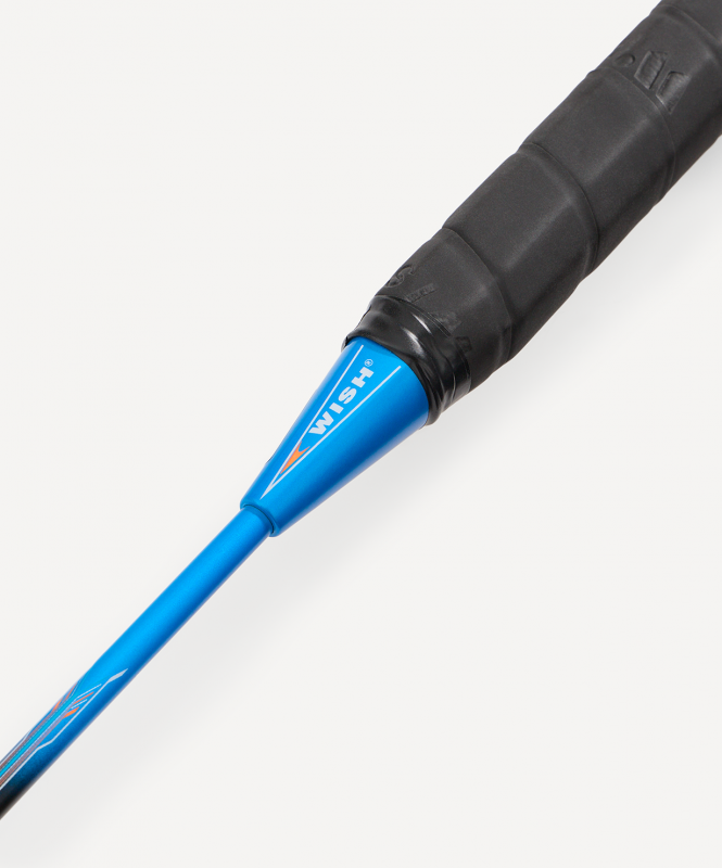 Набор для бадминтона WISH Alumtec 327, 2 ракетки, 2 волана, оранжевый/синий ЦБ-00008282