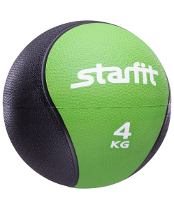 Медбол PRO GB-702, 4 кг, зеленый, Starfit