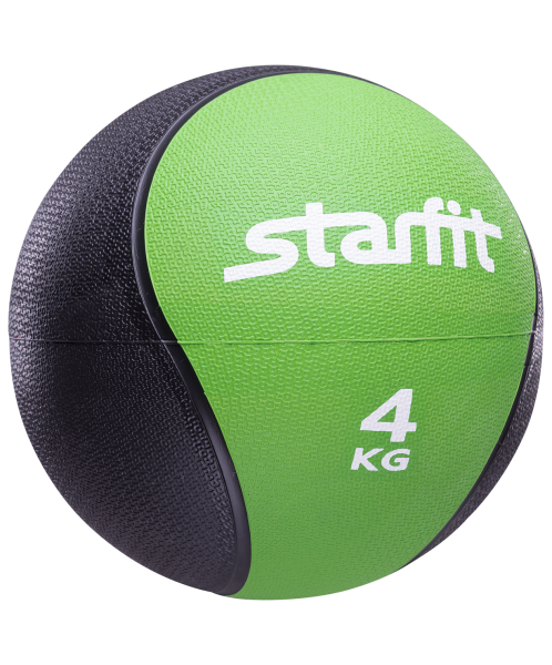 Медбол GB-702, 4 кг, зеленый, Starfit