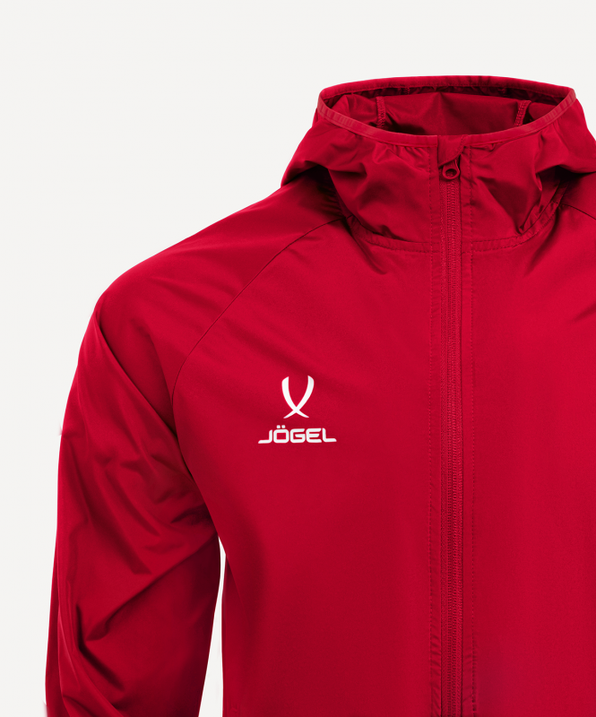 Куртка ветрозащитная CAMP Rain Jacket, красный, размер L, Jögel ЦБ-00000369