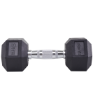 Гантель гексагональная DB-301 9 кг, обрезиненная, черный, Starfit УТ-00019790