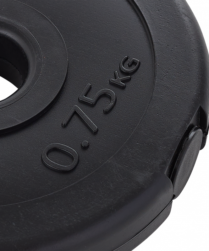 Диск пластиковый BB-203 d=26 мм, черный, 0.75 кг, BASEFIT УТ-00019751