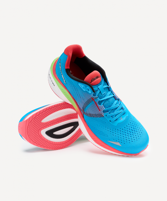 Кроссовки спортивные JOGEL Lightray, голубой/красный, размер 41 ЦБ-00007166