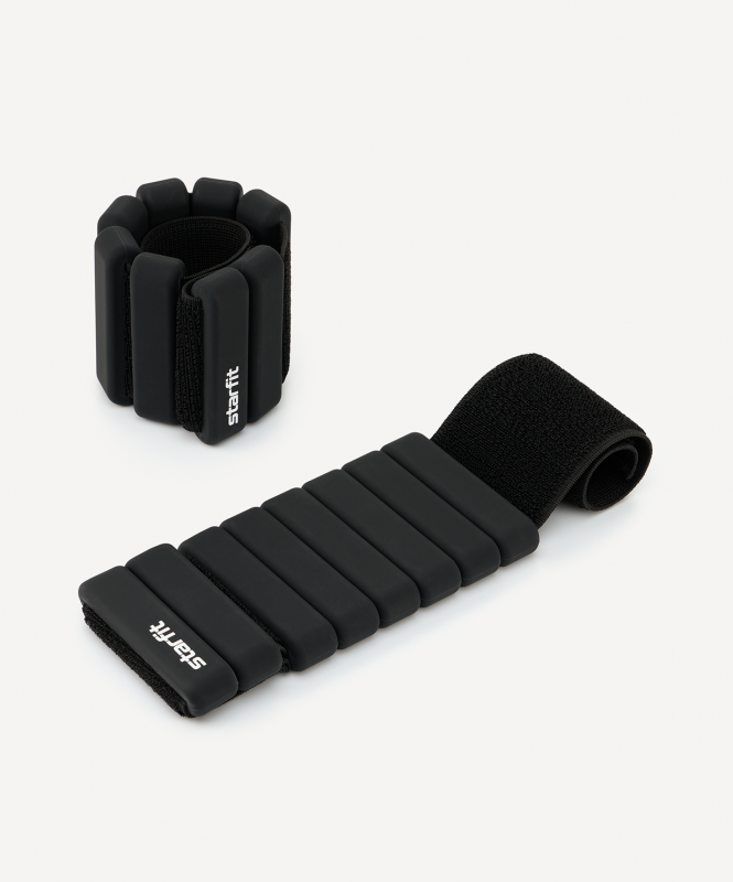 Утяжелители силиконовые WT-601, 1 кг, черный, Starfit ЦБ-00004440