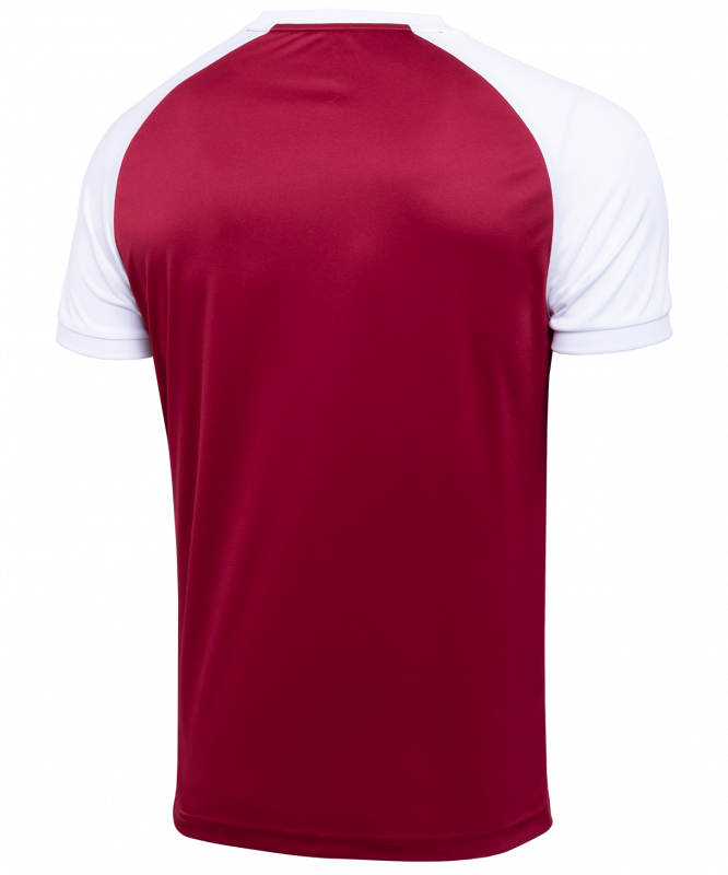 Футболка игровая CAMP Reglan Jersey, гранатовый/белый, детский, размер YXS, Jögel УТ-00016202