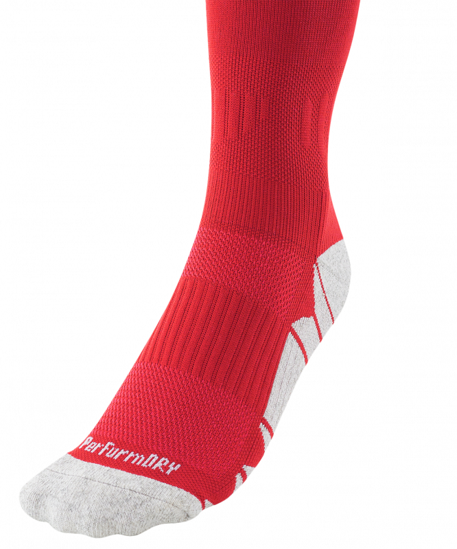 Гетры футбольные Match Socks, красный, размер 39-42, Jögel УТ-00021402