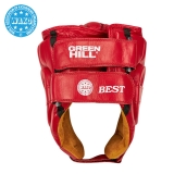 Кикбоксерский шлем BEST WAKO Approved красный Green Hill HGB-4016w XL