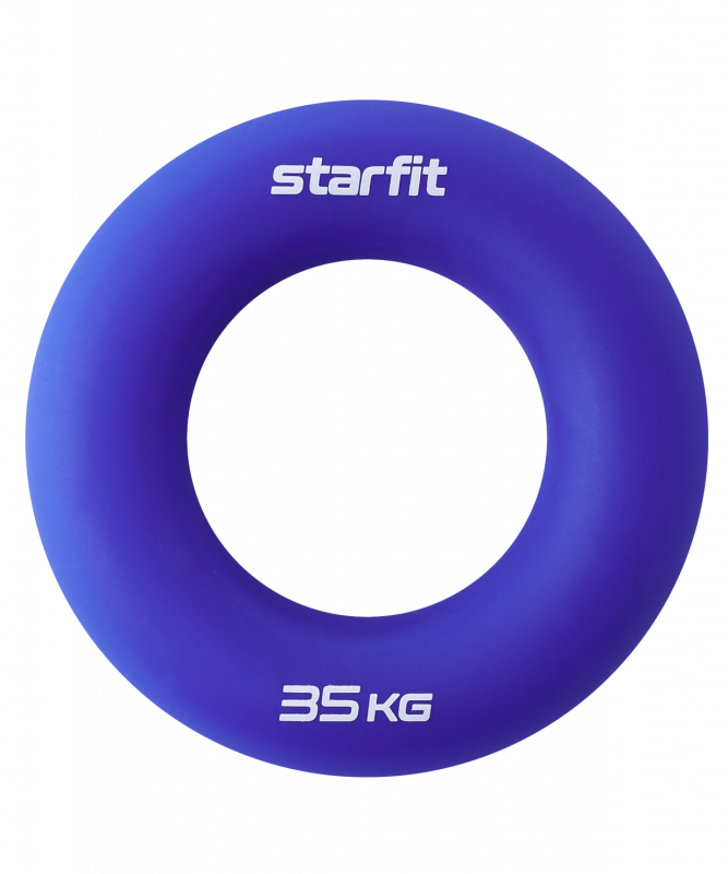 Эспандер кистевой ES-404 Кольцо, 35 кг, силикагель, темно-синий, Starfit УТ-00019249