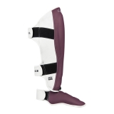 Защита голень-стопа Force 3D inject foam KK Фиолетово-белый Green Hill CNSGK-550 L