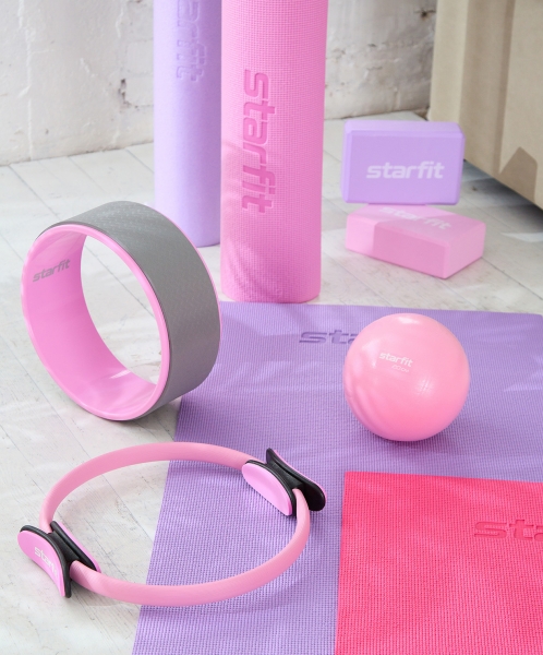 Мяч для пилатеса GB-902 20 см, розовый пастель, Starfit