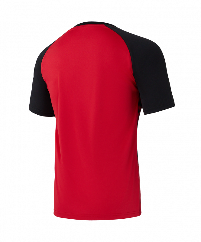 Футболка игровая JOGEL CAMP Striped Jersey, красный/черный, детский, размер YM ЦБ-00007829