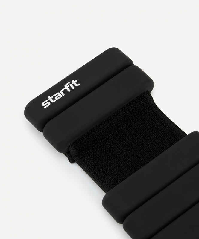 Утяжелители силиконовые WT-601, 1 кг, черный, Starfit ЦБ-00004440