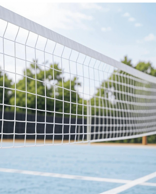 Сетка волейбольная 9,5х1,0 м яч. 100х100 мм, Ø 5,0 обшивка с 4-х сторон ОЛИМП