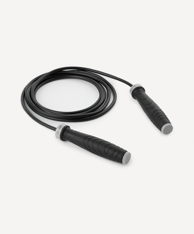 Скакалка RP-601 ПВХ, с утяжелителями, 3 м, черный, Starfit ЦБ-00004401