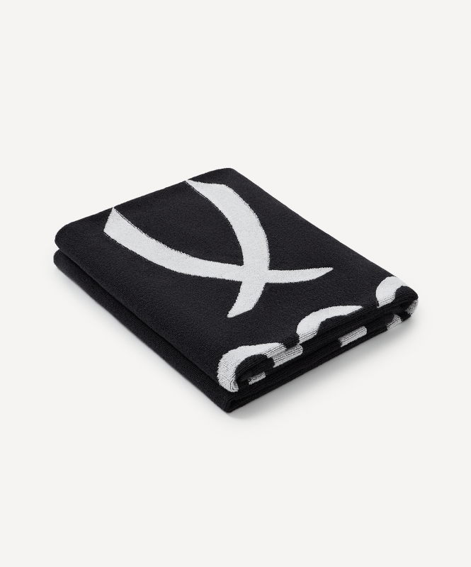 Полотенце спортивное JOGEL ESSENTIAL 2 Towel, 70х140, черный/белый, размер Б/Р ЦБ-00008856