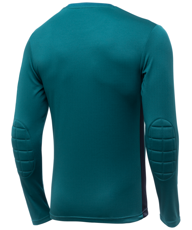 Футболка вратарская CAMP GK Padded LS, зеленый/черный/белый, Jögel