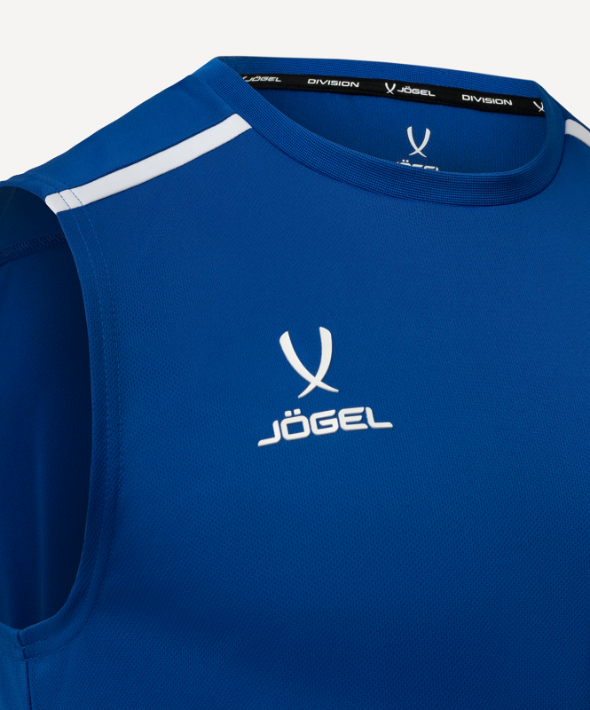 Майка тренировочная DIVISION PerFormDRY Training Sleeveless, синий, Jögel ЦБ-00001846