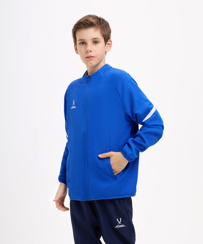 Куртка спортивная CAMP 2 Lined Jacket, синий, детский, размер YS, Jögel ЦБ-00005423