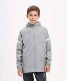 Куртка ветрозащитная CAMP 2 Rain Jacket, серый, детский, размер YXL, Jögel ЦБ-00005427