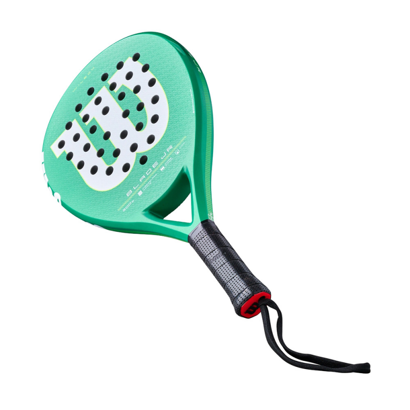 Ракетка для падела WILSON Blade Jr V4 Padel, WR213811U0, для начин-х, стекловолокно, зеленый