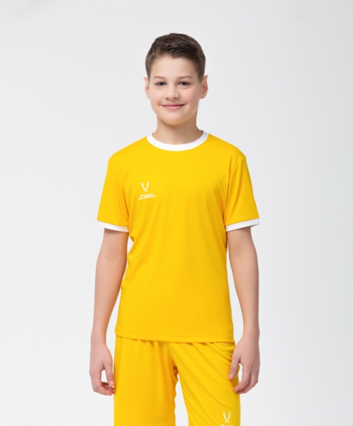 Футболка футбольная CAMP Origin, желтый/белый, детский, Jögel
