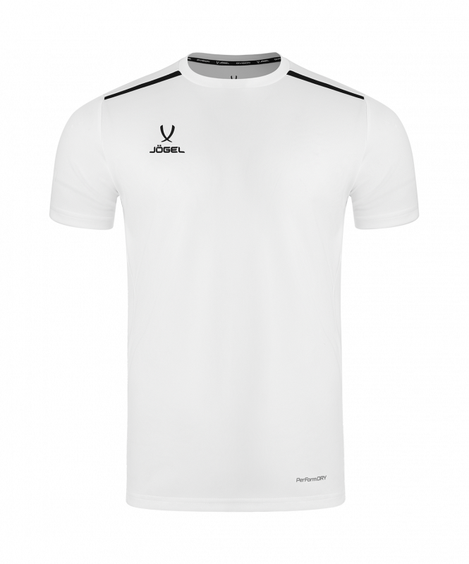 Футболка тренировочная DIVISION Training Tee, белый, размер L, Jögel ЦБ-00004626