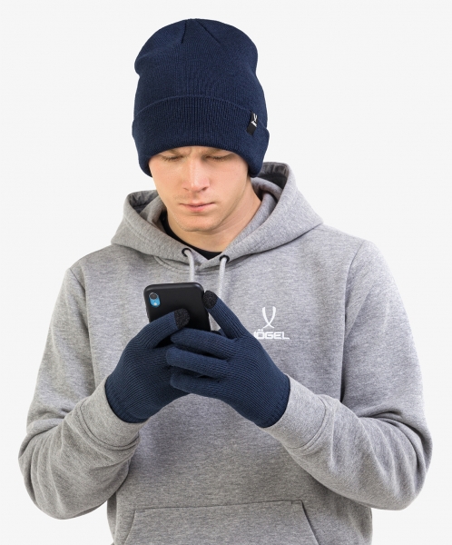 Перчатки зимние ESSENTIAL Touch Gloves, темно-синий, Jögel