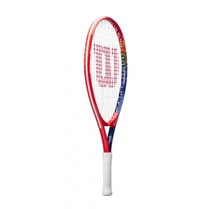 Ракетка б/т дет. Wilson Slam Jr 23, WR171910U, для детей 6-8лет, алюминий, со струнами, красно-т.син