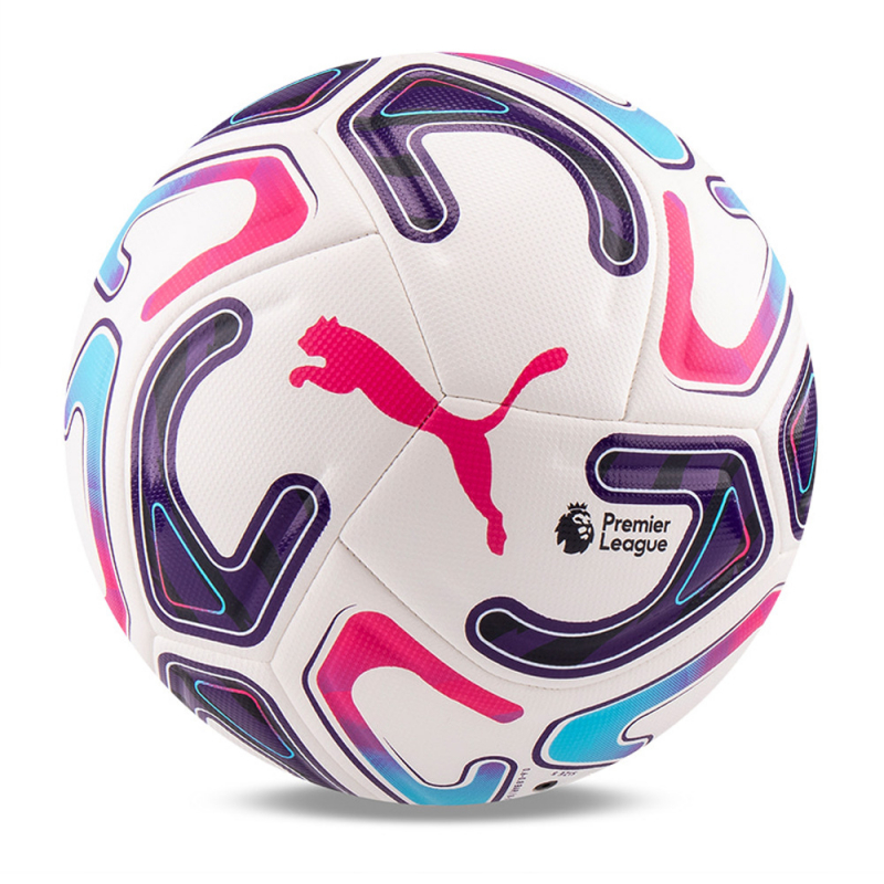 Мяч футб. PUMA Stellar Goal PL Reactivity, 08519301, размер 5, 16п, ТПУ, маш. сш, бело-фиолетово-розовый
