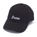 Бейсболка спорт. PUMA ESS Script Logo Dad Cap, 02703901, 100% хлопок, черный