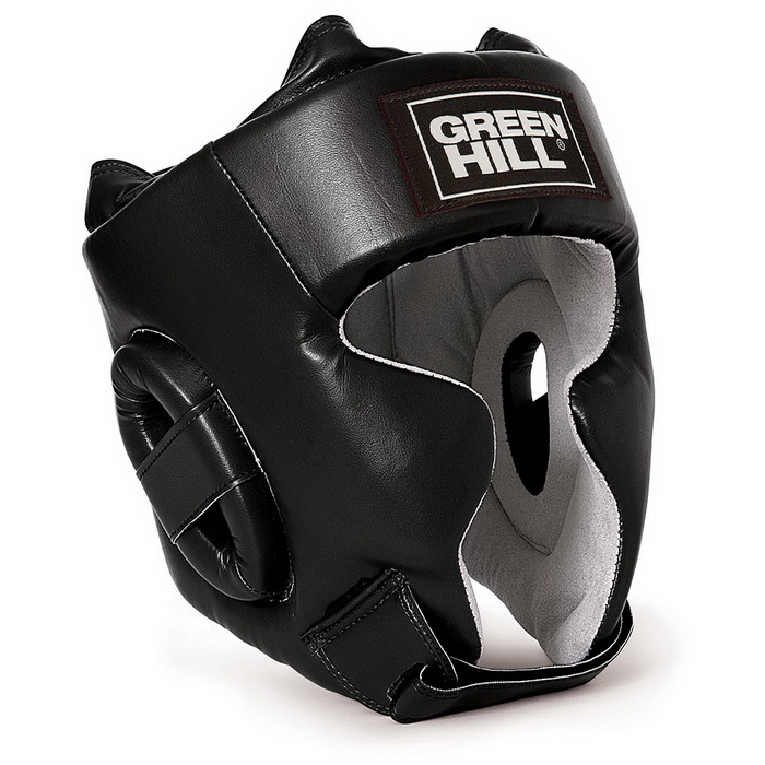 Боксерский шлем SPARRING черный Green Hill HGS-9409 S