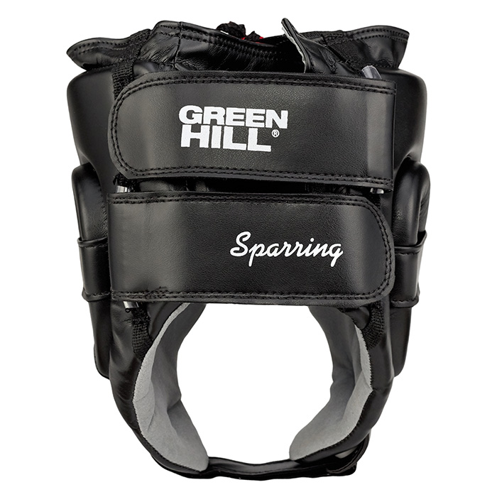 Боксерский шлем SPARRING черный Green Hill HGS-9409 S