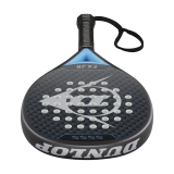Ракетка для падела Dunlop FX Jr, 10370738, для юниоров, гибрид, графит, черно-голубой