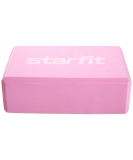 Блок для йоги YB-200 EVA, розовый пастель, Starfit