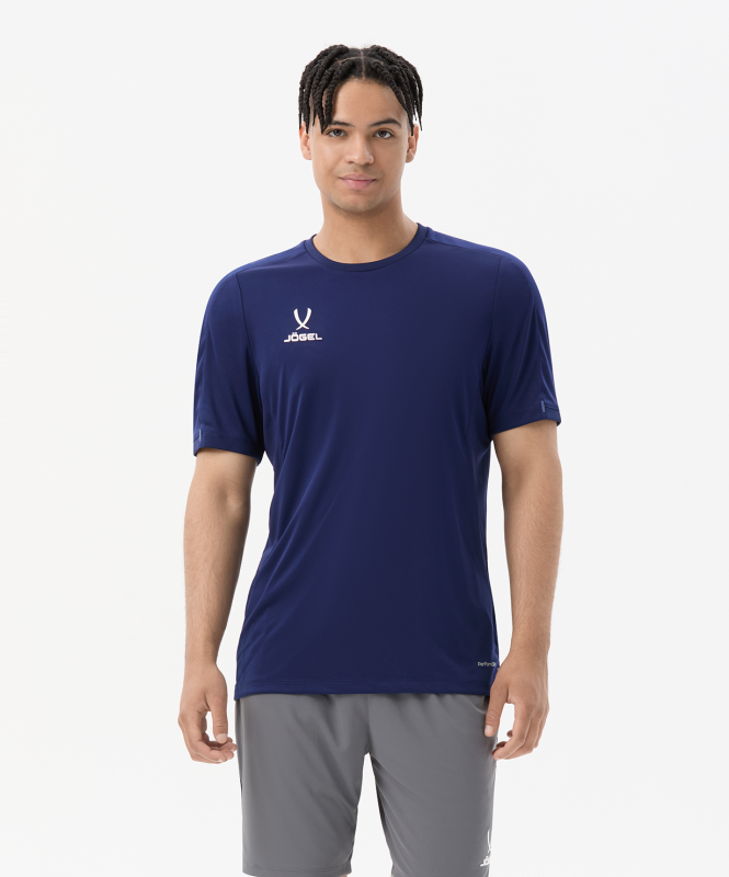 Футболка тренировочная JÖGEL PREMIER PerFormDRY Training Poly Tee, темно-синий, размер XXXL ЦБ-00004869