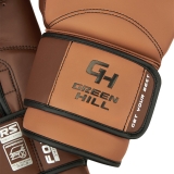 Боксерские перчатки Force TRAINING Табачно-коричневые Green Hill CNBGKT-770 14oz