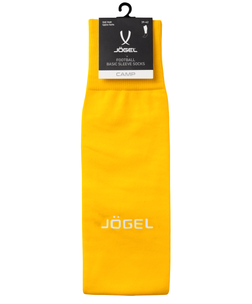 Гольфы футбольные CAMP BASIC SLEEVE SOCKS, желтый/белый, Jögel