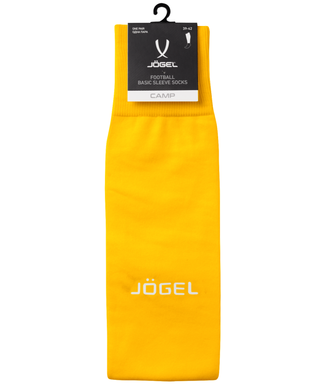 Гольфы футбольные CAMP BASIC SLEEVE SOCKS, желтый/белый, Jögel