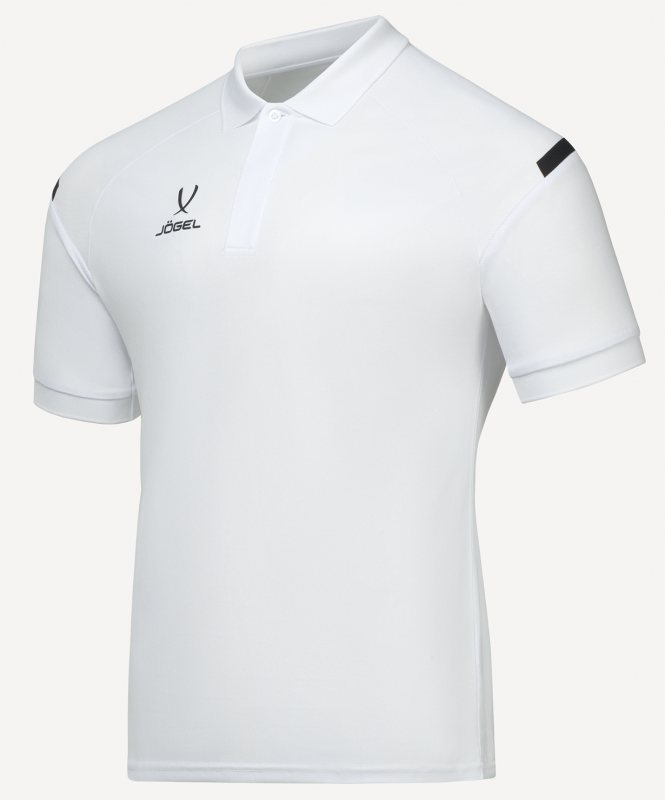 Поло CAMP 2 Poly Polo, белый, детский, размер YL, JÖGEL ЦБ-00005716