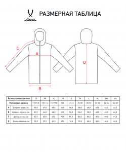 Куртка ветрозащитная CAMP Rain Jacket, красный, детский, Jögel