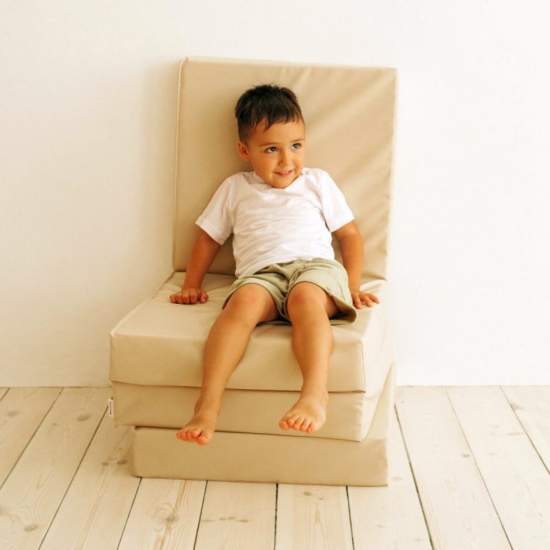 Мат (мягкий щит) Romana 1000*1000*100, в 4 сложения (желтый)