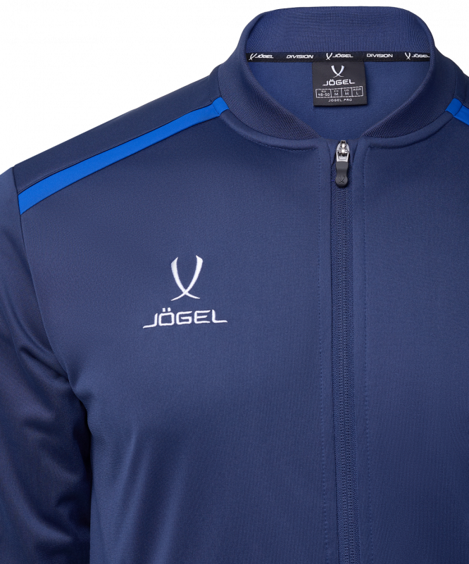 Олимпийка DIVISION PerFormDRY Pre-match Knit Jacket, темно-синий, детский, размер YL, Jögel УТ-00020944