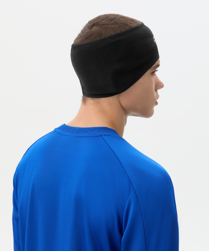 Повязка спортивная на голову JOGEL Camp Training Fleece Headband, черный, размер Б/Р ЦБ-00006833