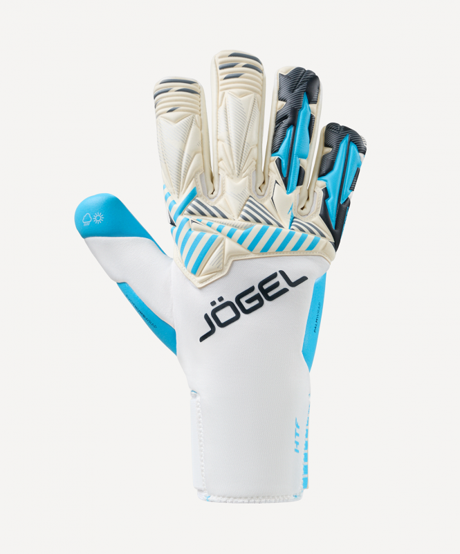 Перчатки вратарские JOGEL Magnum UL4 Aqua Negative, белый, размер 9,5 ЦБ-00008449