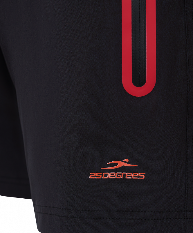 Шорты для плавания 25DEGREES Splash Black/Red, полиэстер, размер 52 ЦБ-00007546