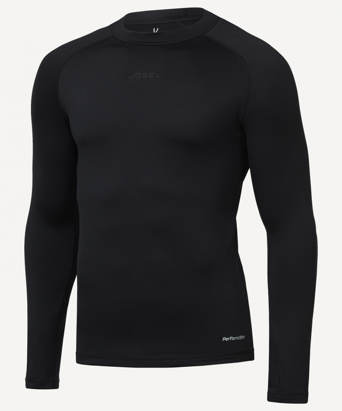 Джемпер компрессионный утепленный CAMP PerFormDRY Baselayer Top Warm, черный, Jögel