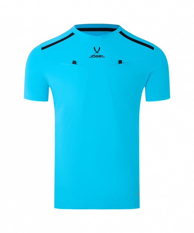 Футболка судейская DIVISION PerFormDRY Referee Tee, голубой, размер M, JÖGEL ЦБ-00004990