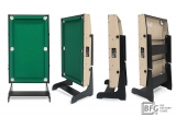 Бильярд BFG Compact Moby 4 (Йоркшир) (Пул, йоркшир/черный (ЛДСП), ЛДСП_16, Сукно Euro Pro 30 ш1.98м, Х/б сетка)