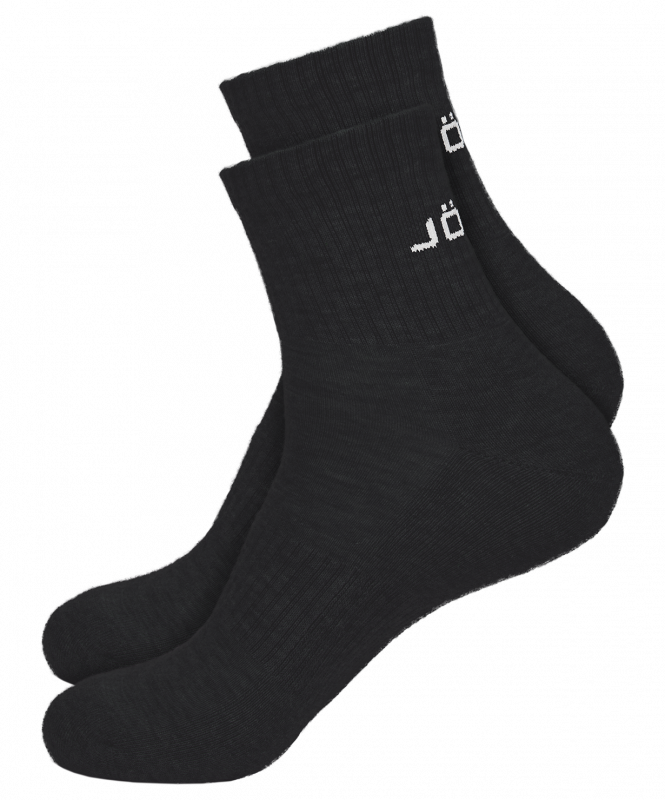 Носки средние ESSENTIAL Mid Cushioned Socks, черный, размер 35-38, Jögel УТ-00020733